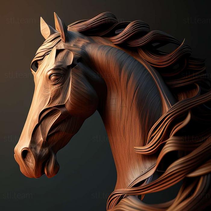 3D модель Кінь (STL)